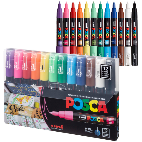 Uni® POSCA™ PC-1M Fine Paint Marker – The Yard Art Supplies