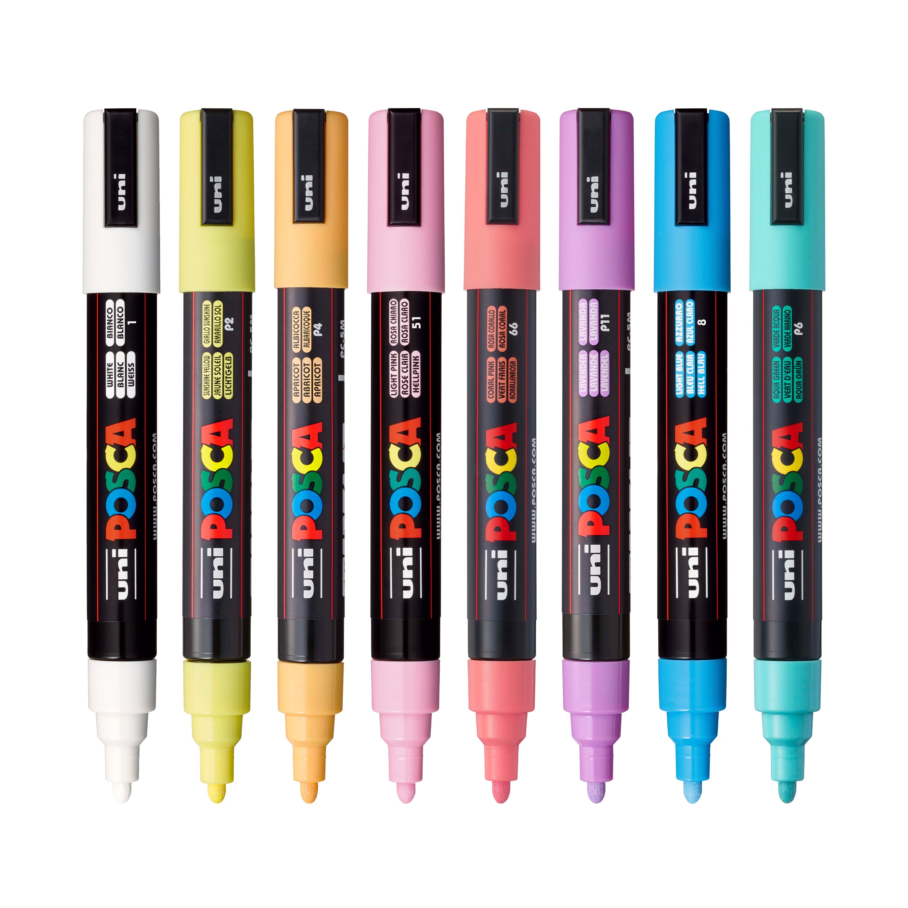Posca Full Set of 8 Acrylic Paint Pens - $14.97
