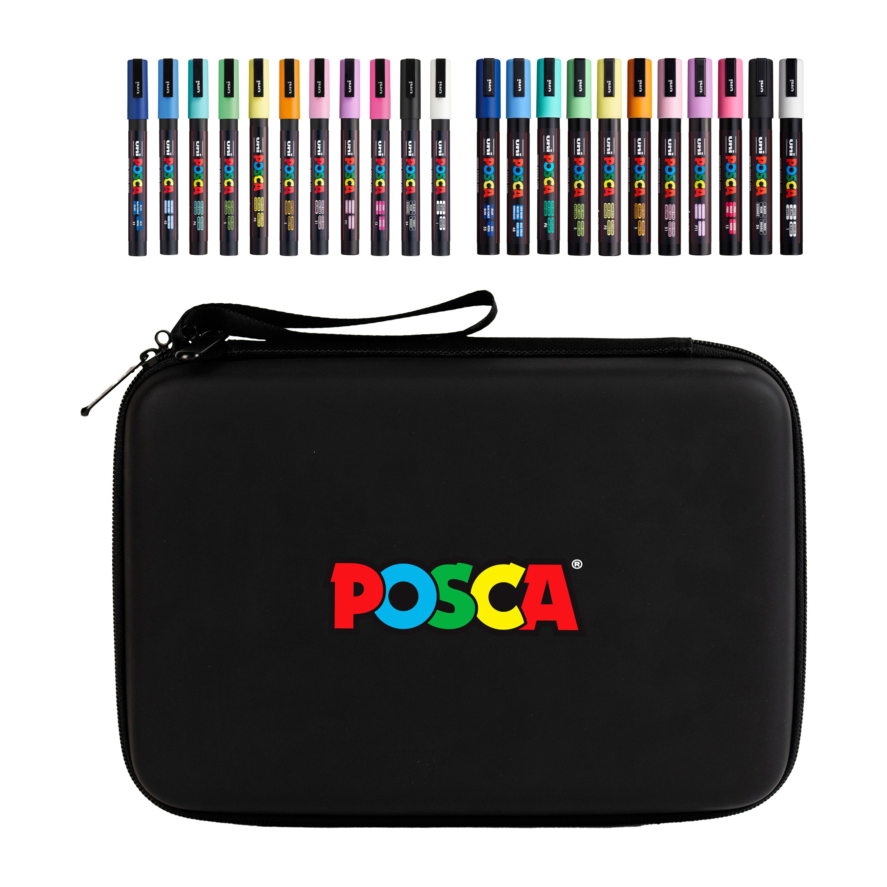 uni POSCA® PC-5M & PC-3M Exclusive Holiday Set (22 Pack)