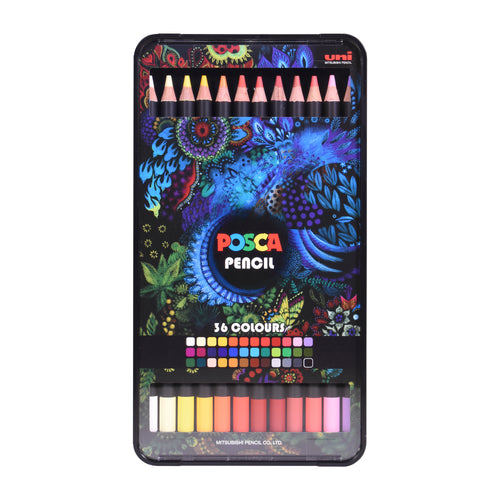 uni POSCA Colored Pencils 36 Pack