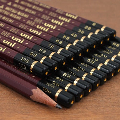 Hi-uni Wooden Pencil - 12 pack