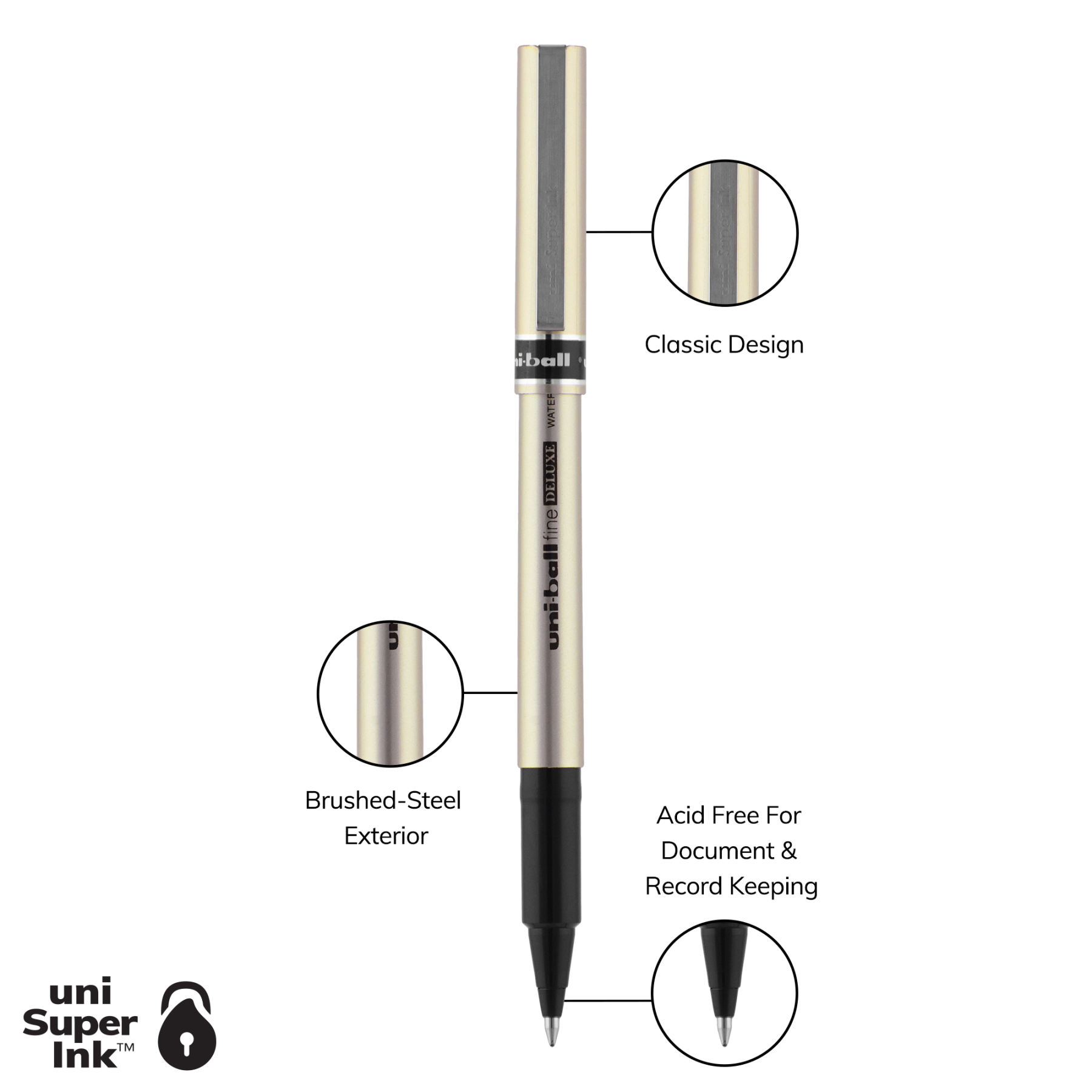 Uni KURU TOGA .5mm Mechanical Pencil Maintain the Sharper Edge