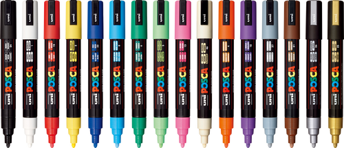 uni® POSCA® PC-1MR Water-Based Paint Markers (8 Pack)