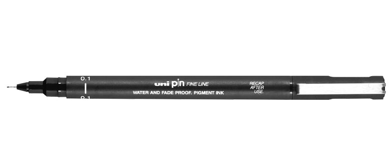 uni® Pin, Fineliner Drawing Pen (0.1mm)