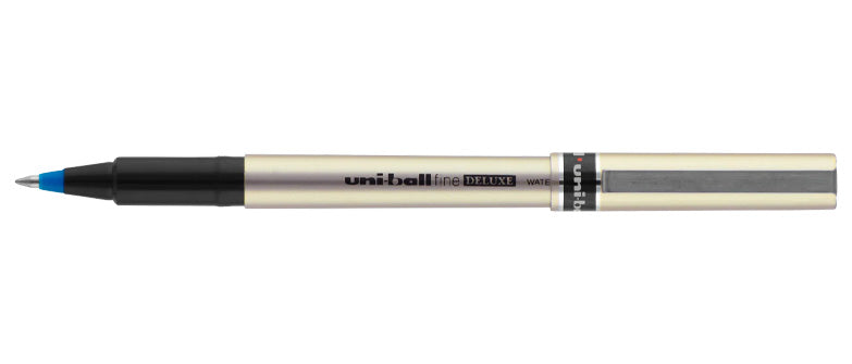 uniball™ Onyx Rollerball Pens - Fine Pen Point - 0.7 mm Pen Point Size -  Blue - Metal Tip - 1 Dozen - Filo CleanTech